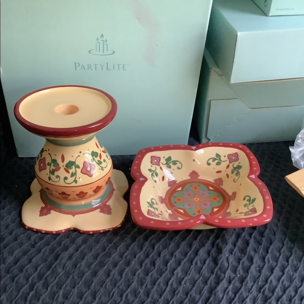 NWOT Vintage PartyLite candle holder